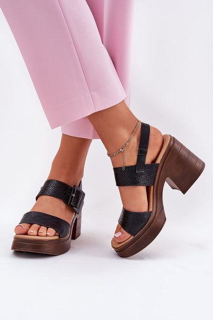  Sandały Model Vinceza 17387 Black - Step in style 