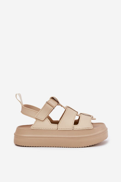  Sandały Model Nitavelia 100-429 Beige - Step in style 