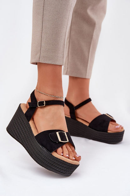  Sandały Model Liniella LOLO22 Black - Step in style 