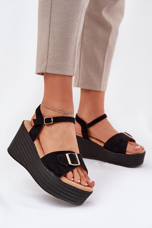  Sandały Model Liniella LOLO22 Black - Step in style 