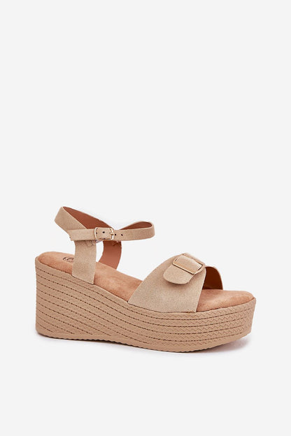  Sandały Model Liniella LOLO22 Khaki - Step in style 