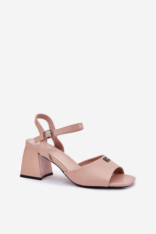  Sandały Model Vinceza 62235 Beige - Step in style 