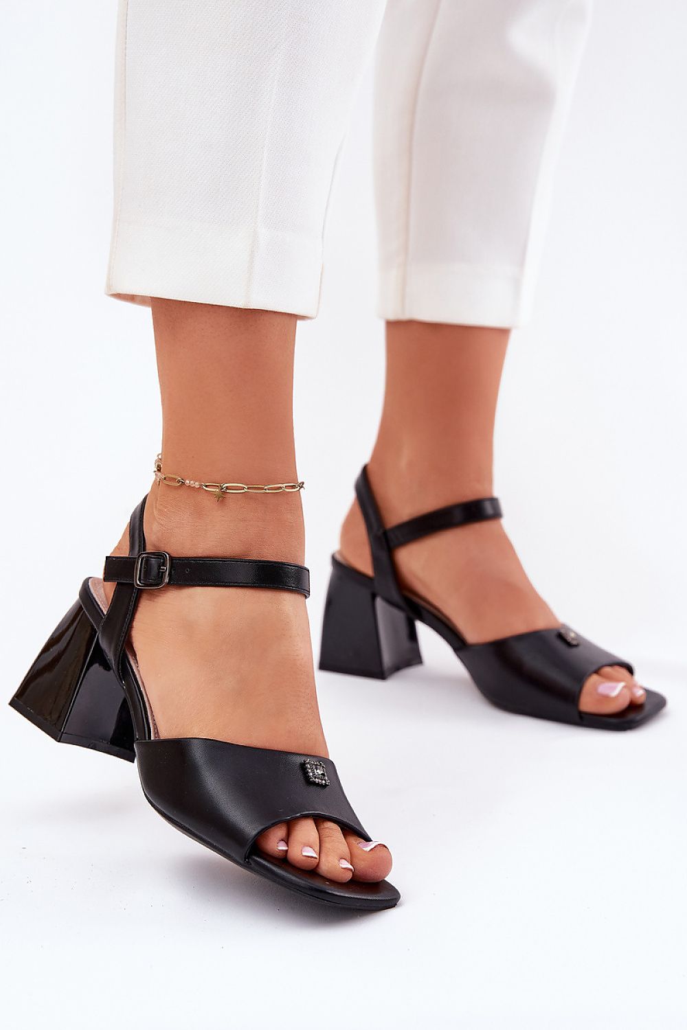  Sandały Model Vinceza 62235 Black - Step in style 