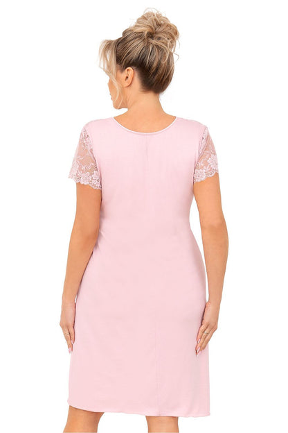   Koszula Nocna Model Livia Plus Size 200554 Powder Pink - Donna 