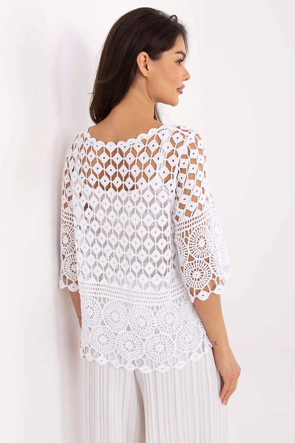   Bluzka Model MI-BZ-9007.77 White - Italy Moda 