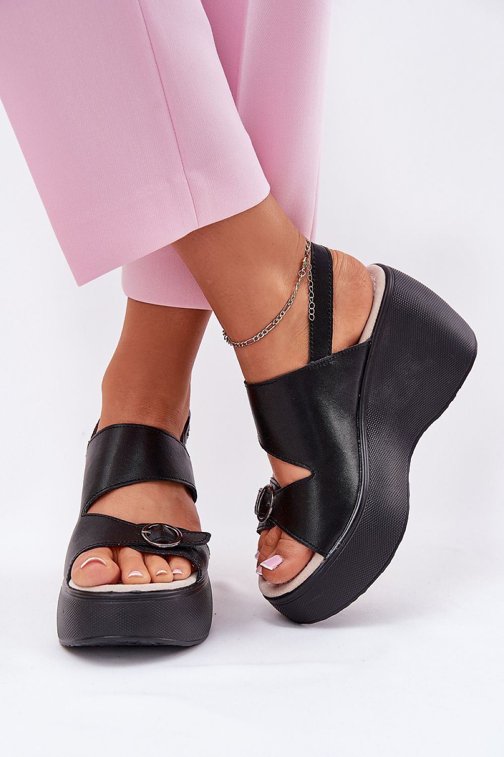  Sandały Model S.Barski LR51-540 Black - Step in style 