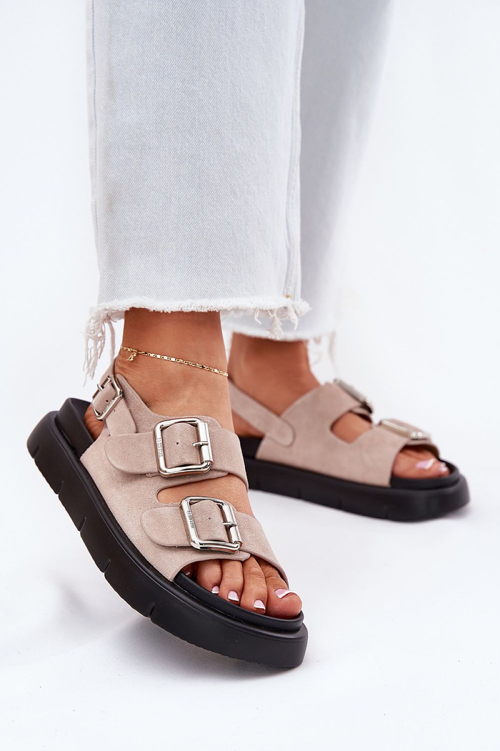  Sandały Model Big Star RR274663 Light Pink - Step in style 