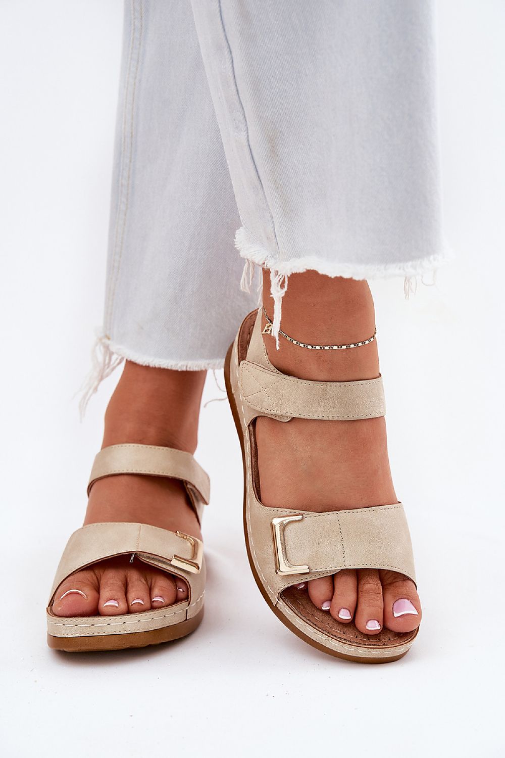  Sandały Model Sadevale 25SD98-8985 Beige - Step in style 