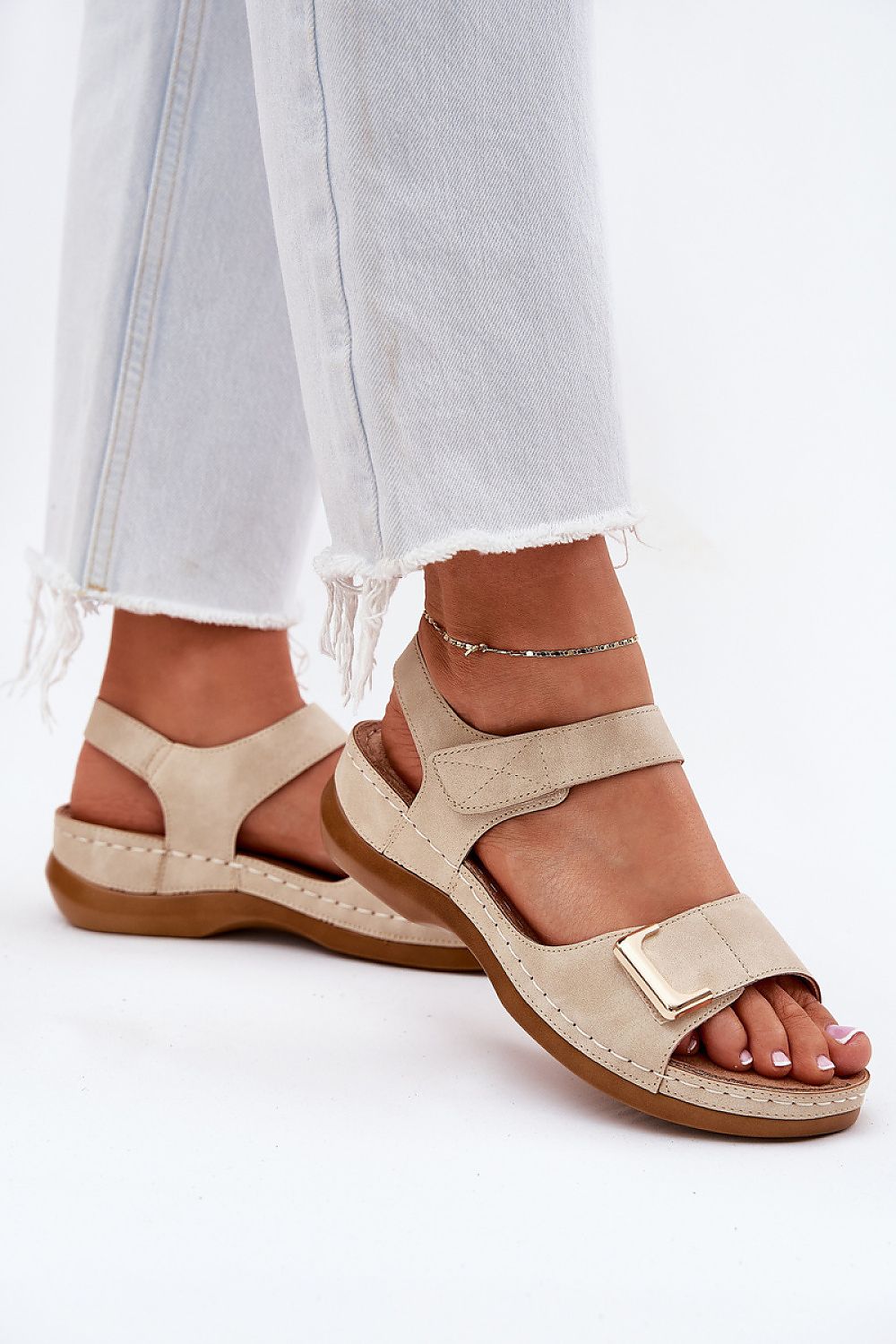  Sandały Model Sadevale 25SD98-8985 Beige - Step in style 