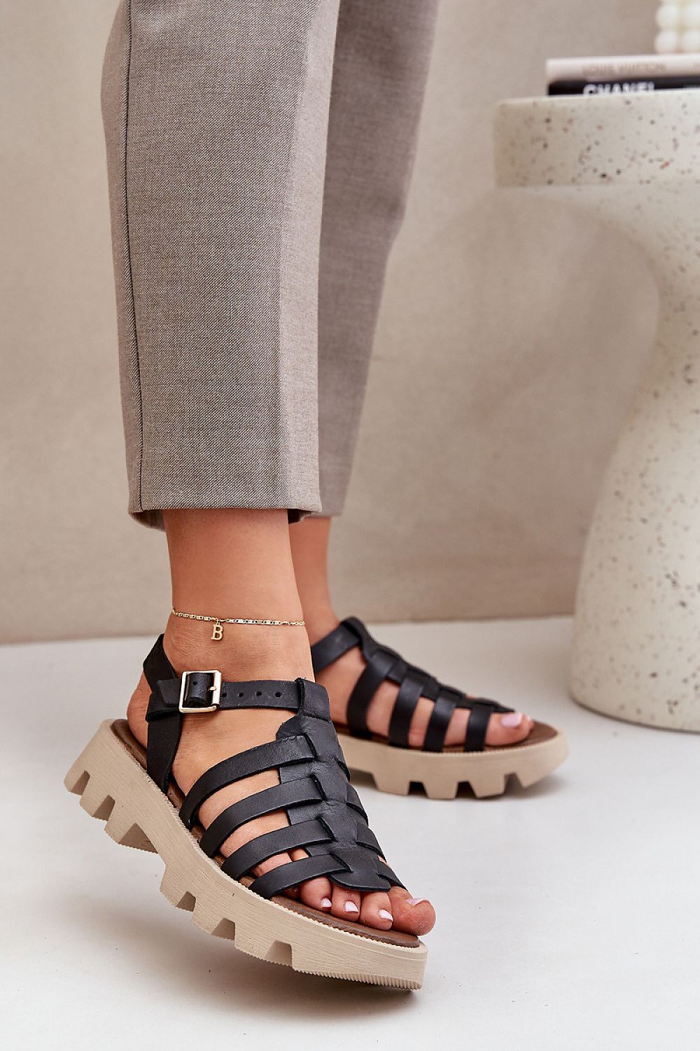  Sandały Model Zazoo 3695 Black - Step in style 