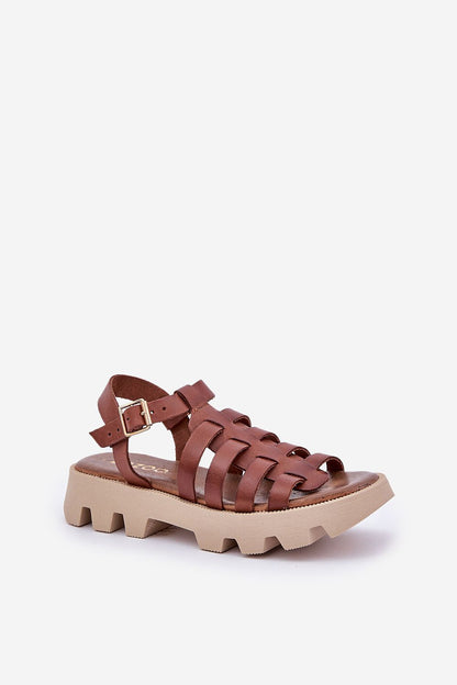  Sandały Model Zazoo 3695 Brown - Step in style 