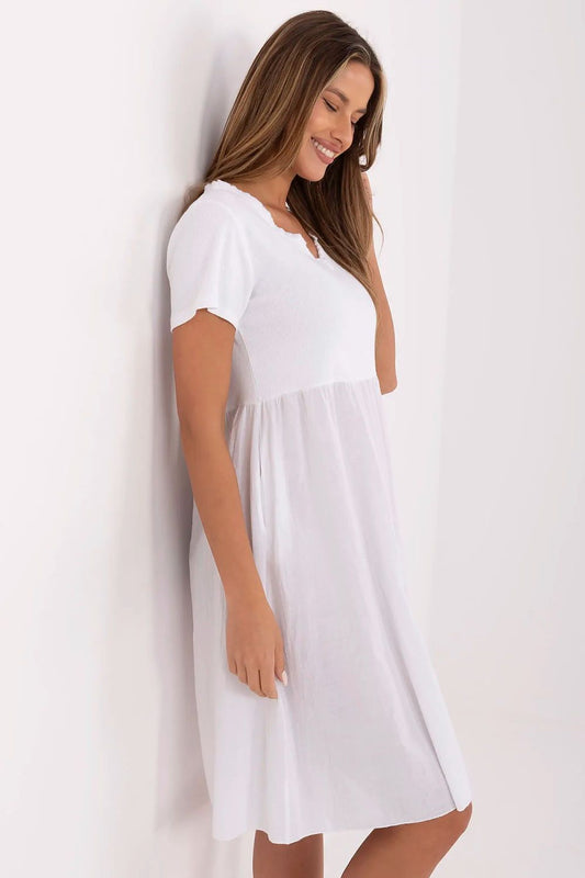  Sukienka Model DHJ-SK-25370.85 White - Italy Moda 