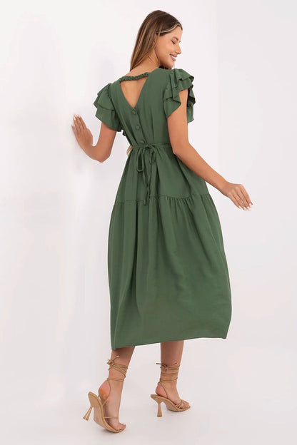  Sukienka Model MI-SK-A2489.21 Khaki - Italy Moda 