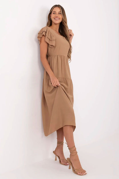  Sukienka Model MI-SK-A2489.21 Camel - Italy Moda 