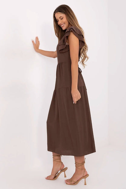  Sukienka Model MI-SK-A2489.21 Brown - Italy Moda 