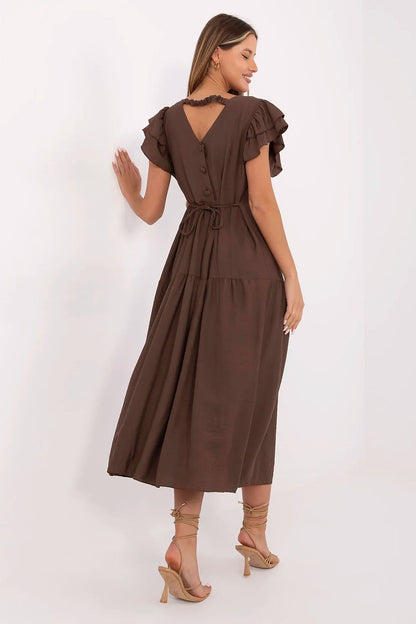  Sukienka Model MI-SK-A2489.21 Brown - Italy Moda 