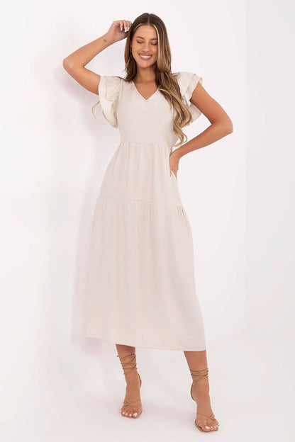  Sukienka Model MI-SK-A2489.21 Beige - Italy Moda 