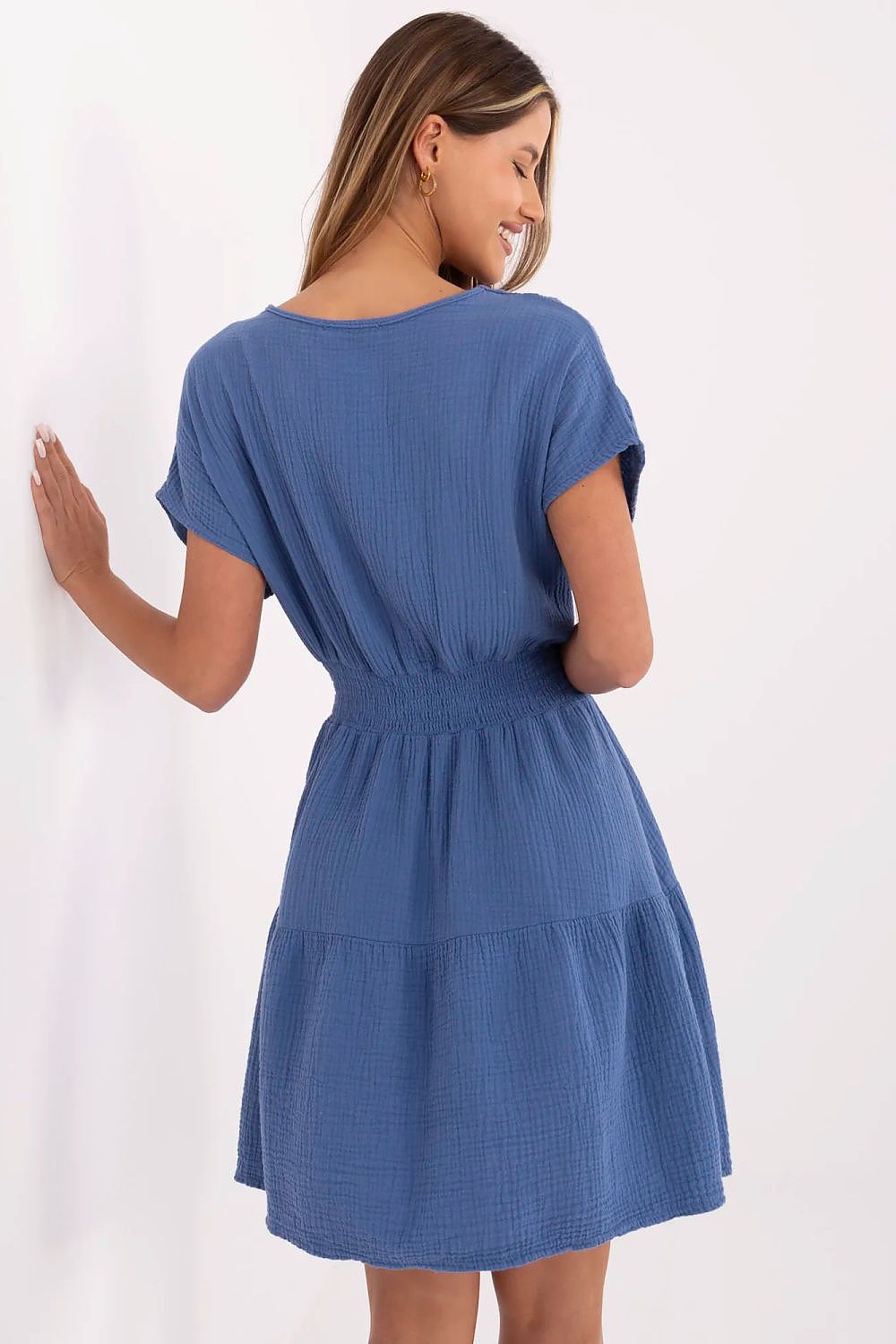  Sukienka Model MI-SK-92160.00 Dark Blue - Italy Moda 