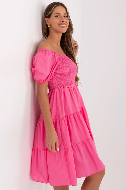  Sukienka Model MI-SK-A2561.89 Dark Pink - Italy Moda 