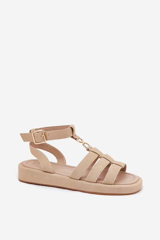  Sandały Model Kartia NN615 Beige - Step in style 