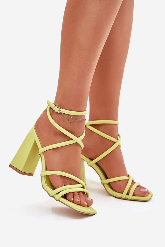  Sandały Model Ciarilora UC-85 Limonka - Step in style 