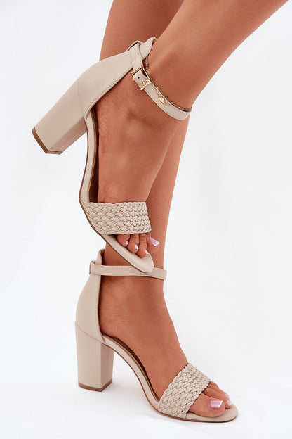  Sandały Model Asdine 23SD35-5945 Beige - Step in style 