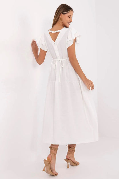  Sukienka Model MI-SK-A2489.21 Ecru - Italy Moda 