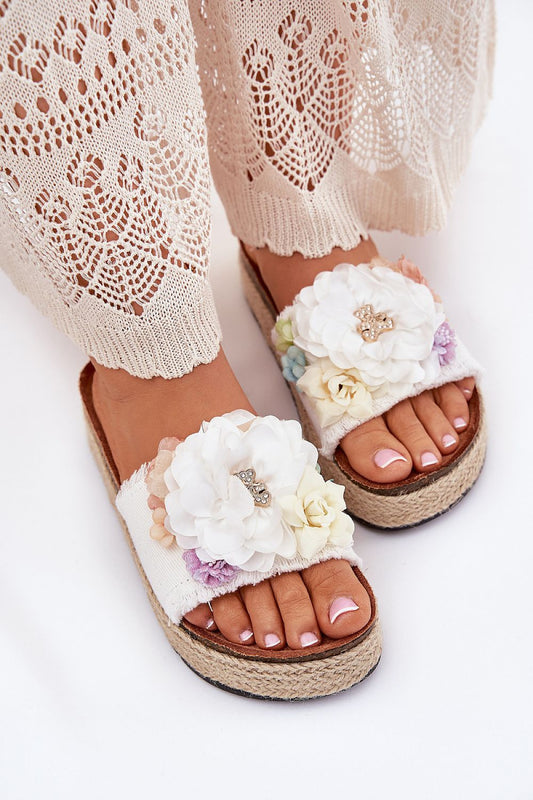  Sandał Klapki Model Zenvanis 5217 White - Step in style 