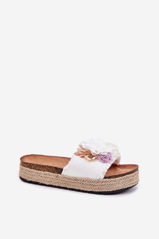  Sandał Klapki Model Zenvanis 5217 White - Step in style 