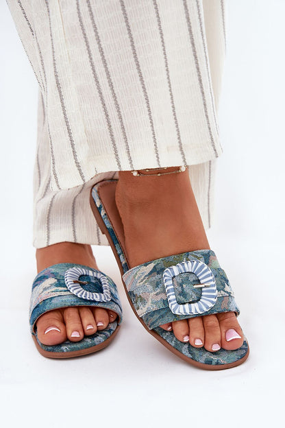  Sandał Klapki Model Clariola G469 Blue - Step in style 