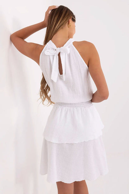 Sukienka Model MI-SK-92166.71P White - Italy Moda 