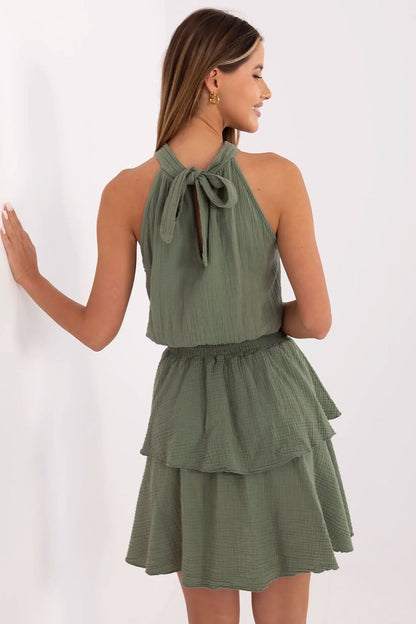  Sukienka Model MI-SK-92166.71P Khaki - Italy Moda 