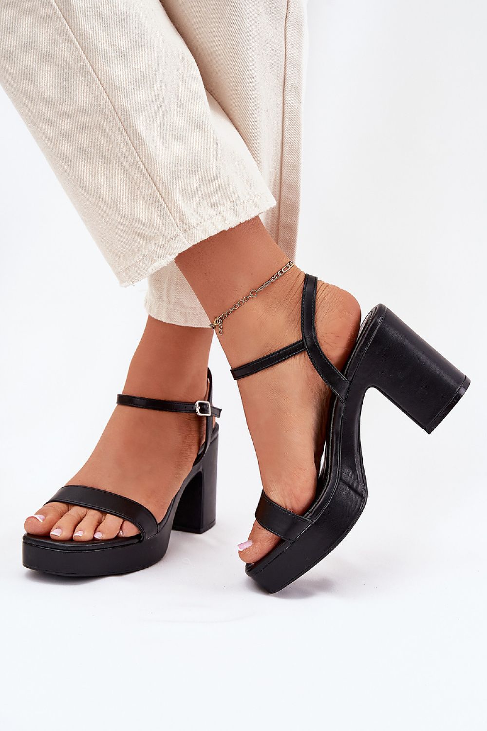  Sandały Modle Lillita 6896 Black - Step in style 