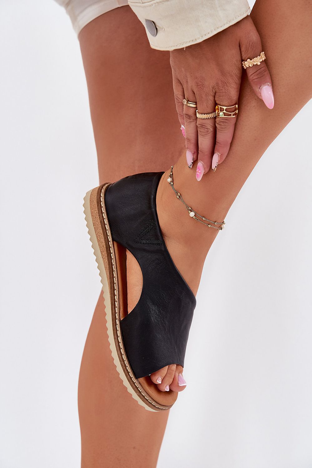  Sandały Model Artiker 46C1016 Black - Step in style 