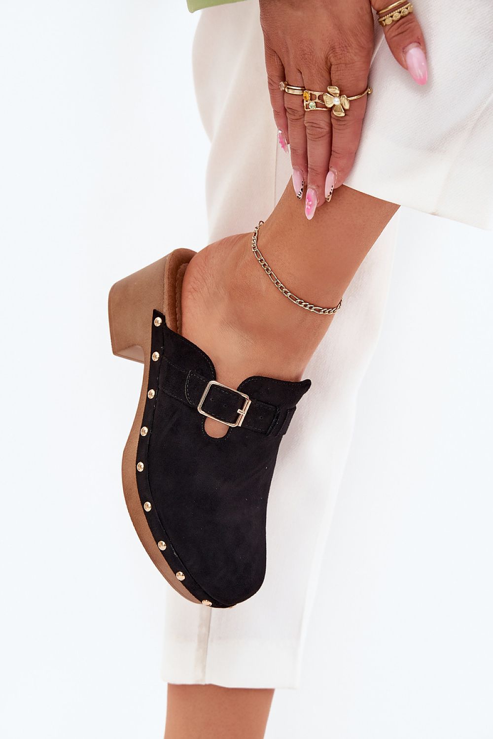 Sandał Klapki Model Veldexina C-394 Black - Step in style 