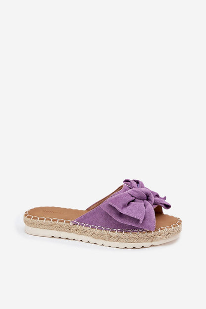  Sandał Klapki Model Alpireda C-639 Violet - Step in style 
