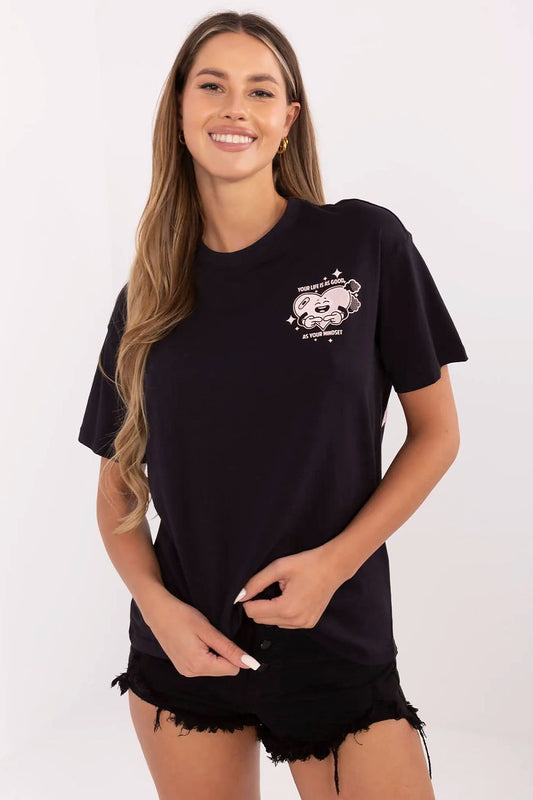   Tshirt Damski Model D12022AC02645I Dark Grey - Sublevel 
