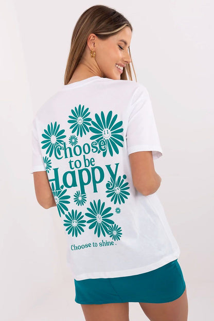   T-shirt Damski Model D12022AC02645I White - Sublevel 