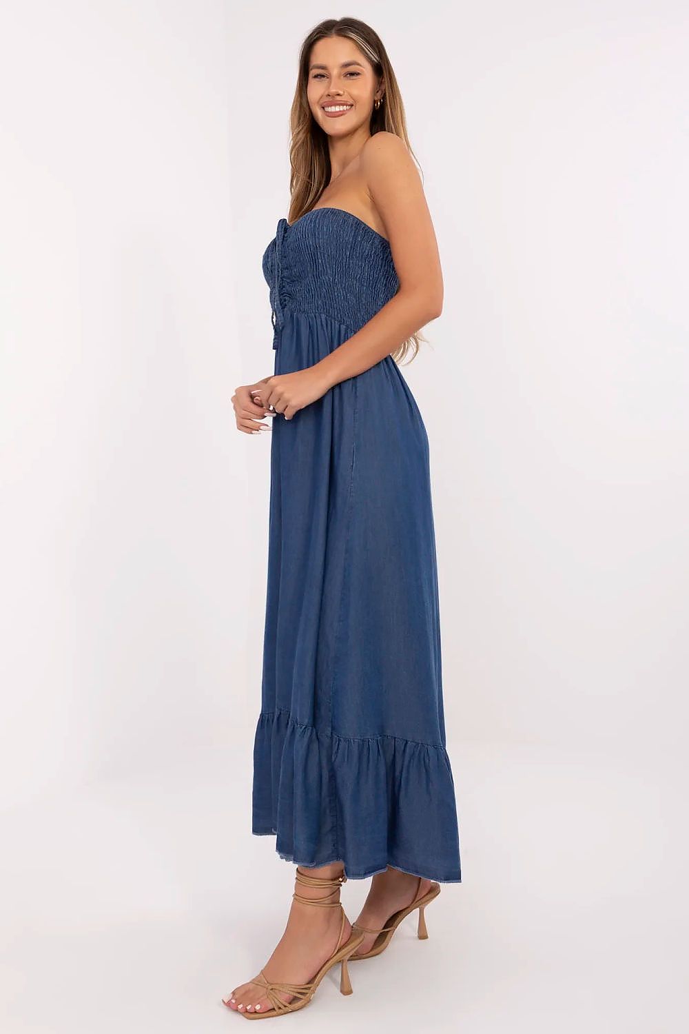  Sukienka Model DHJ-SK-A9051.96 Dark Blue - Italy Moda 