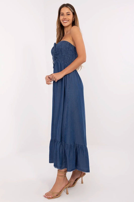  Sukienka Model DHJ-SK-A9051.96 Dark Blue - Italy Moda 