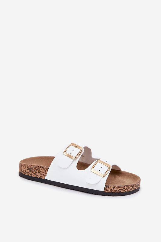  Sandał Klapki Model Iskira 25SD21-8323 White - Step in style 