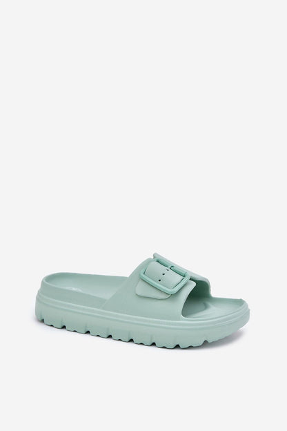  Sandał Klapki Model Viasara 25SD97-8800 Green - Step in style 