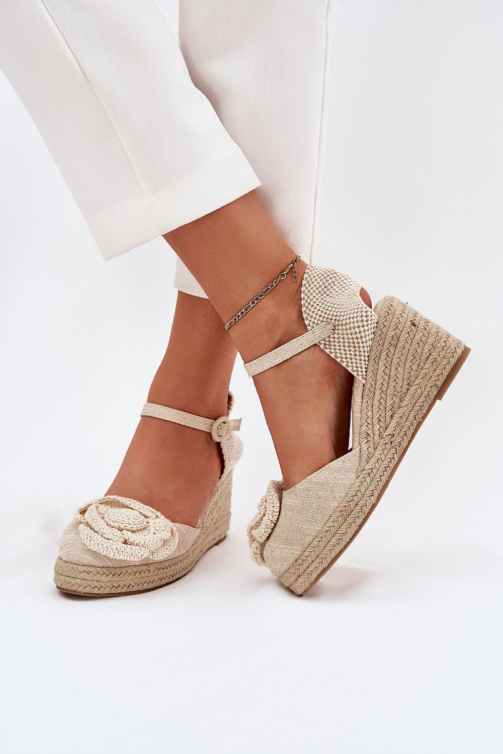  Sandały Model Ismilea C-684 Beige - Step in style 