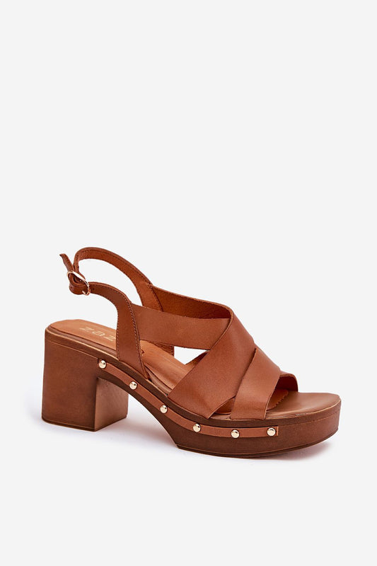  Sandały Model Zazoo 1081 Brown - Step in style 