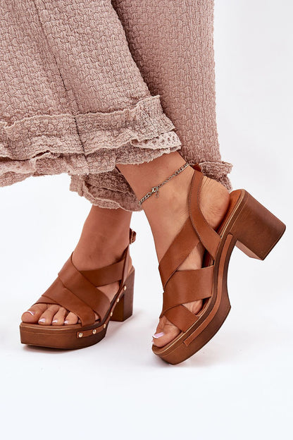  Sandały Model Zazoo 1081 Brown - Step in style 