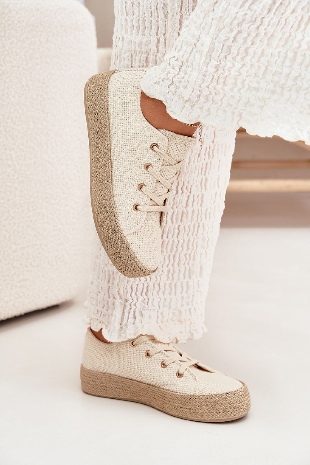   Trampki Model Princa C-668 Beige - Step in style 