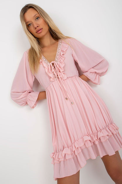  Sukienka Model TW-SK-BI-0761.92 Light Pink - Och Bella 