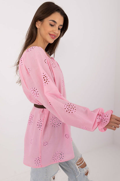   Bluzka Model LK-BZ-509747.80 Pink - Lakerta 