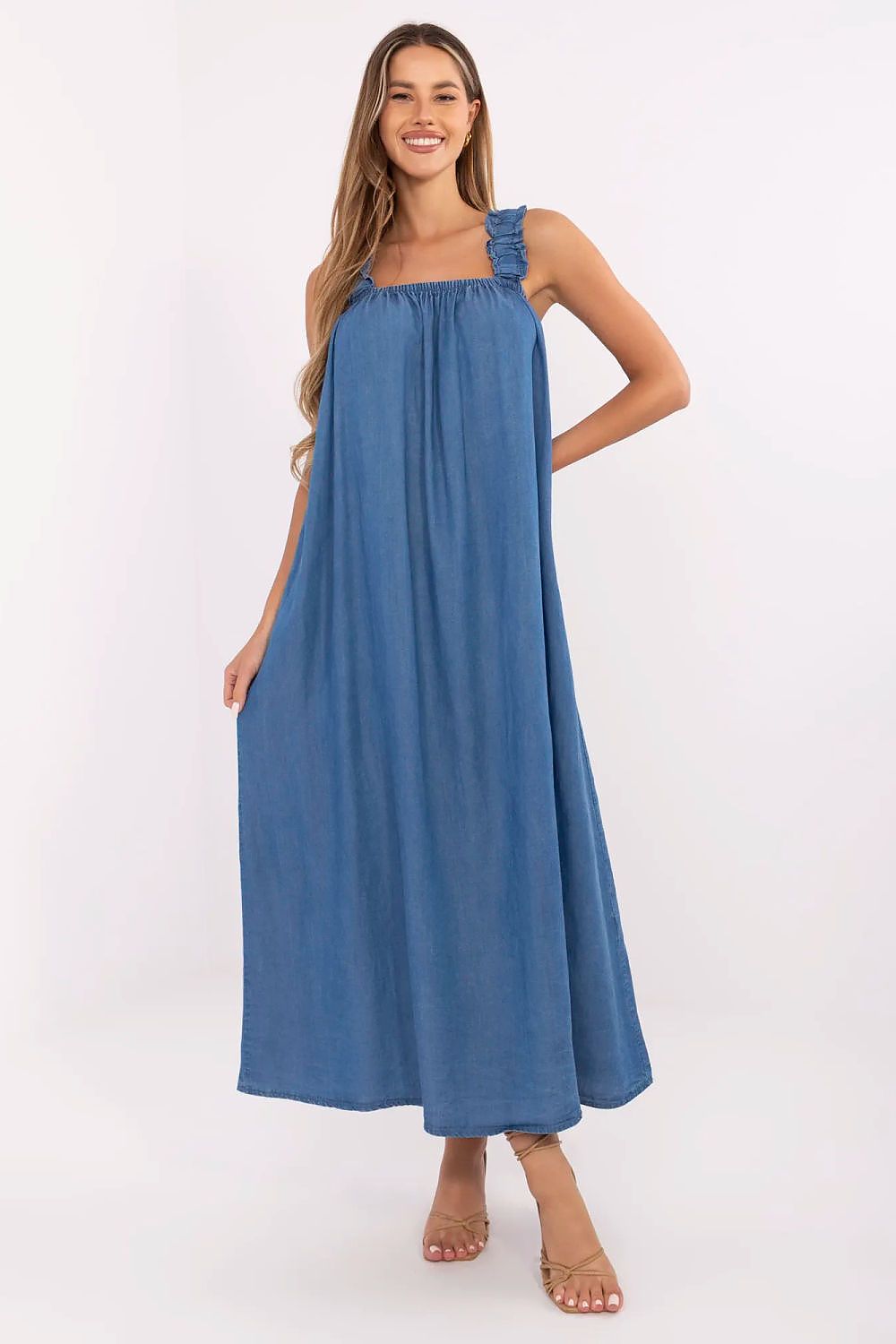  Sukienka Model DHJ-SK-A9197.90 Dark Blue - Italy Moda 