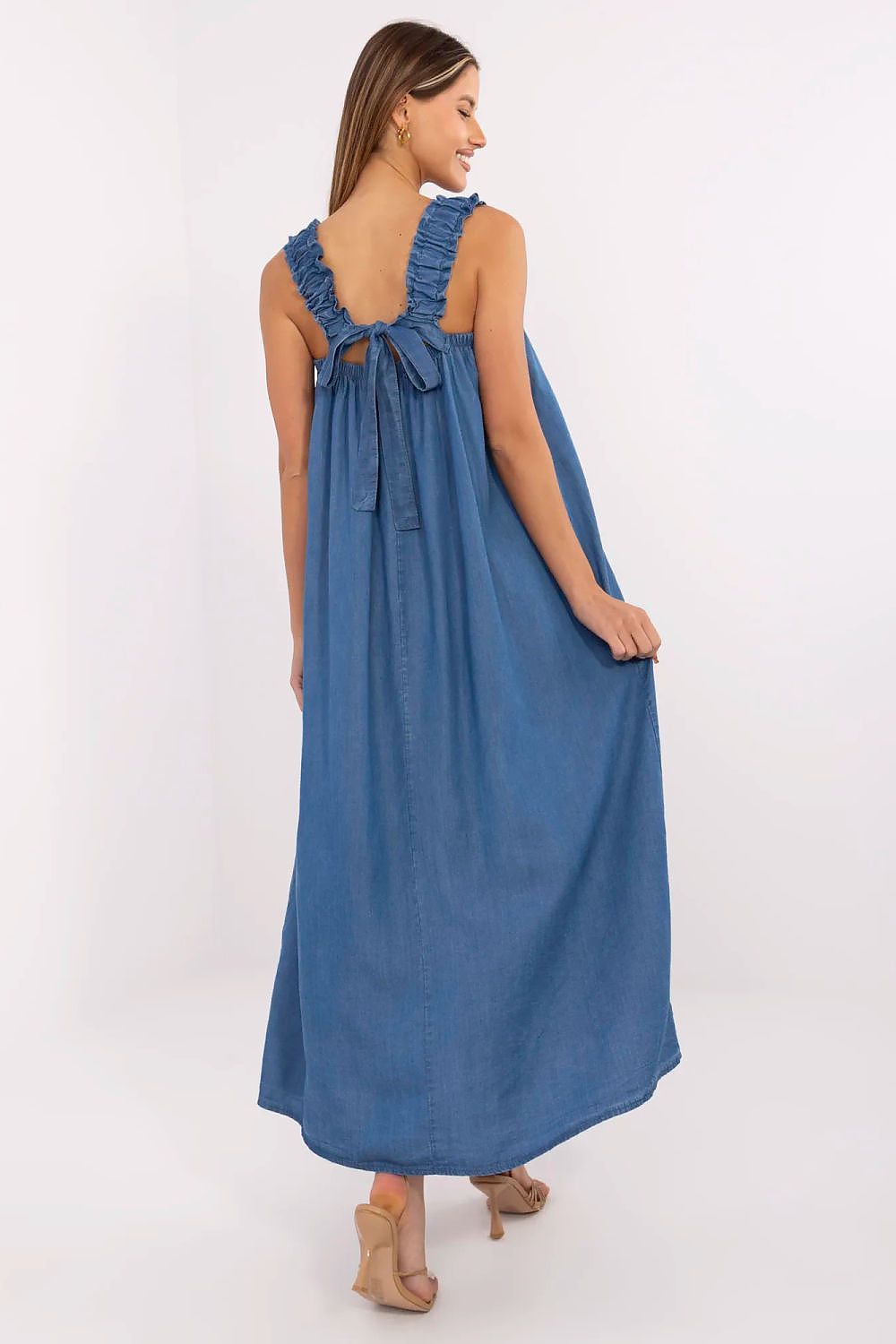  Sukienka Model DHJ-SK-A9197.90 Dark Blue - Italy Moda 